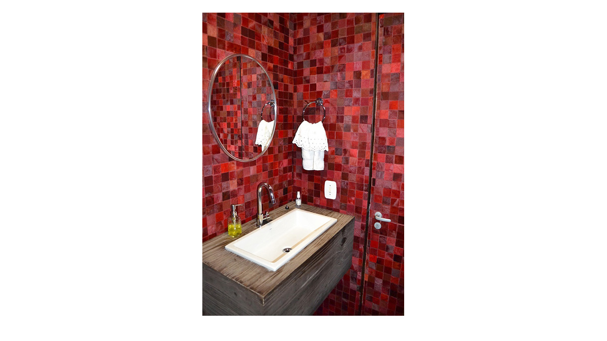 Hair on Hide Tiles & Panels for Bathroom Wall Coverings