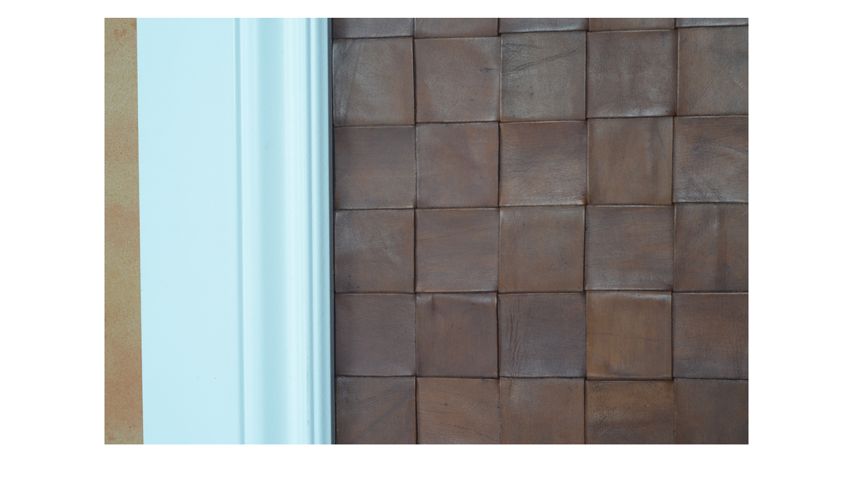 Woven Leather for Wall Coverings