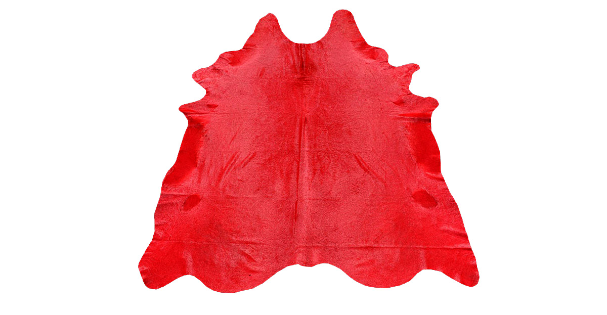 Dyed Red Cowhide - DC6