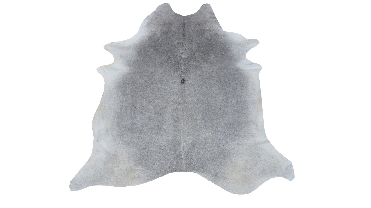 Solid Grey Cowhide - GC2