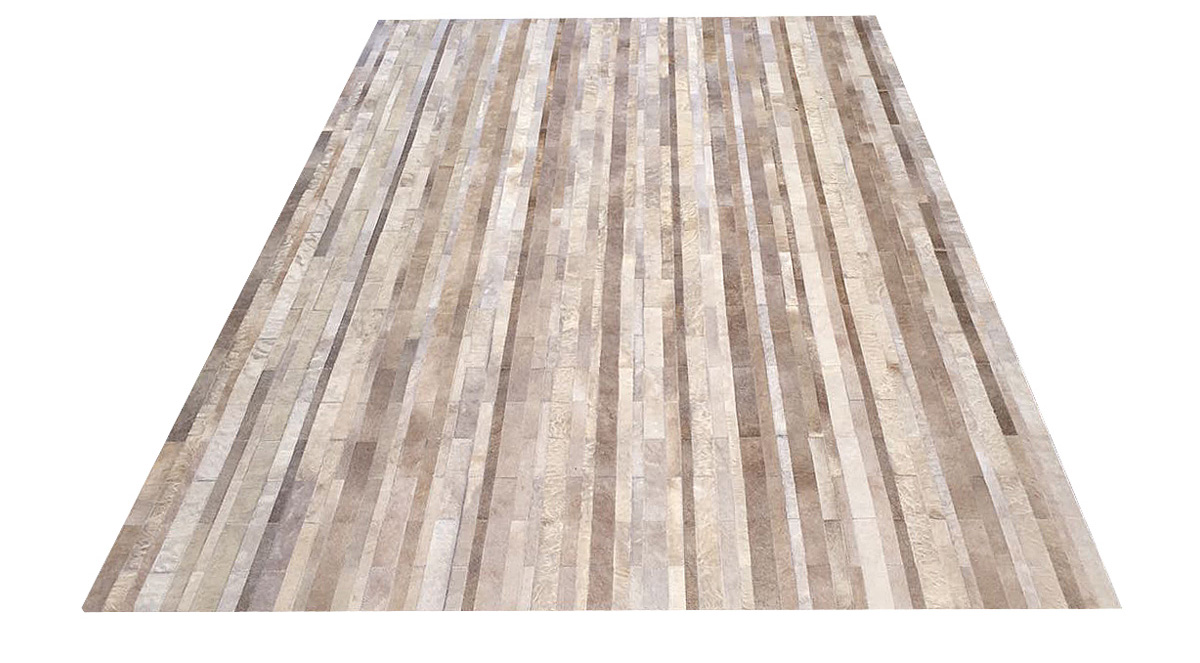 Desert Tones Stripes Hide Rug - Stripes Cowhide Rug – NC6