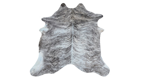 Grey & White Brindle Cowhide - ONC3