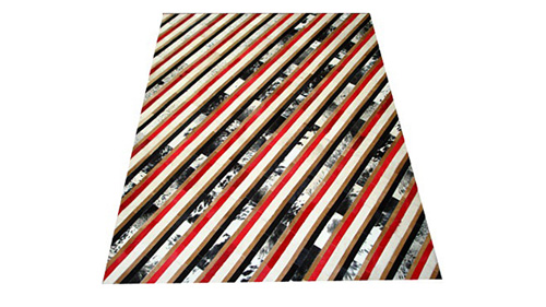 Stripes Cowhide Rug - Diagonal - S9