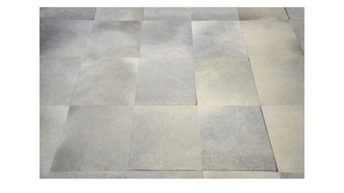 Grey Cowhide Rug - Large Tile design - G13