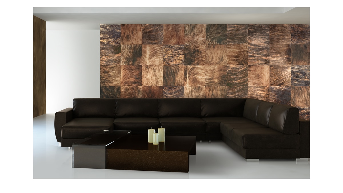 Leather Walls Panels - Medium Exotic Large Patches