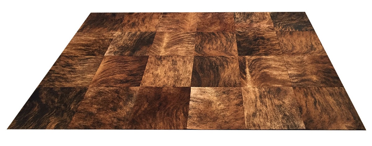 Medium Exotic Hide Rug - Patchwork Cowhide Rug - NC21