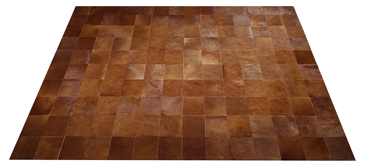 Dark Caramel Cowhide Rug - NC 22