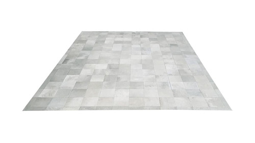 Off White Cowhide Rug - Square Tiles - patchwork cowhide rugs, off white cowhide rugs, custom cowhide rugs, hair-on-hide patchwork cowhide rugs